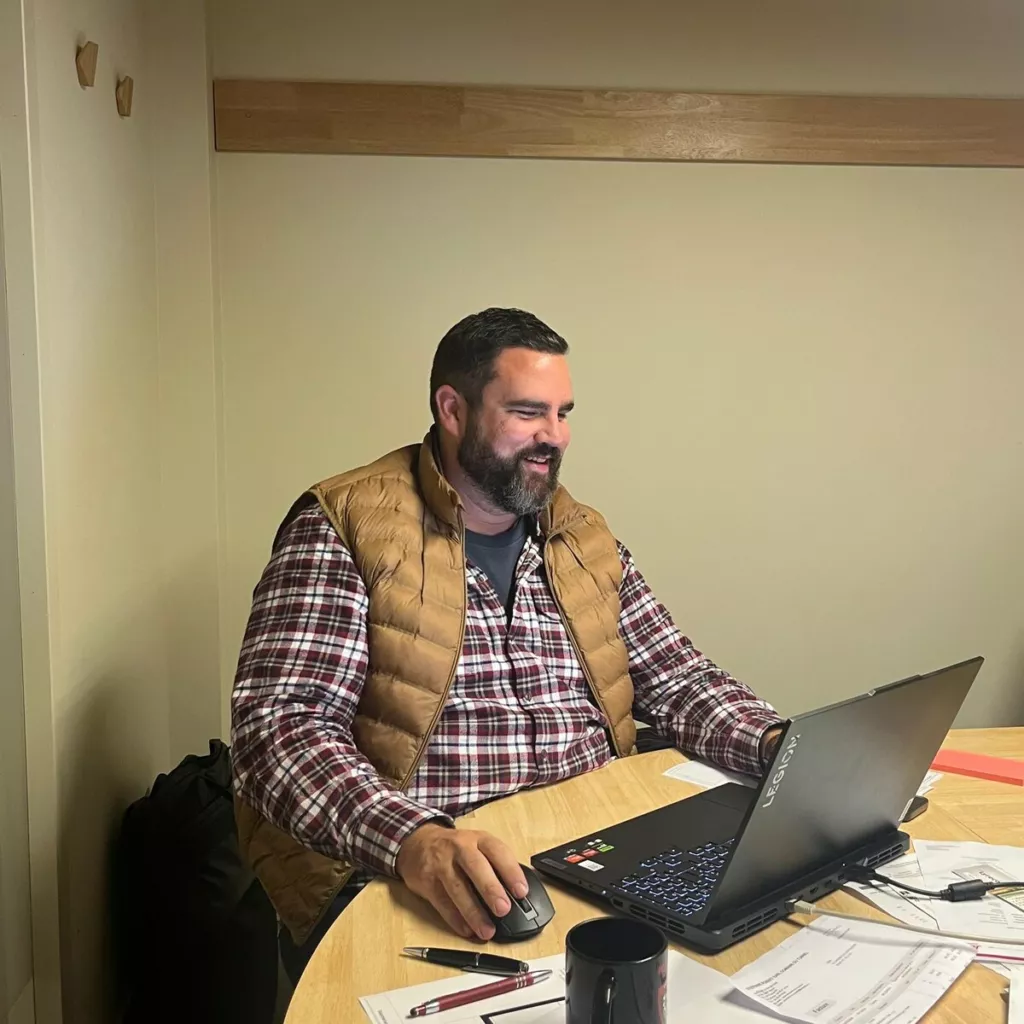 Portrait de David Ducoin, Conducteur de travaux, AEA Architecte Constructeur